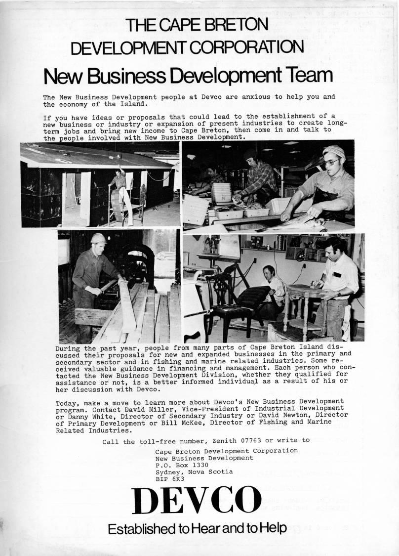 Inside Back Cover - Advert: DEVCO