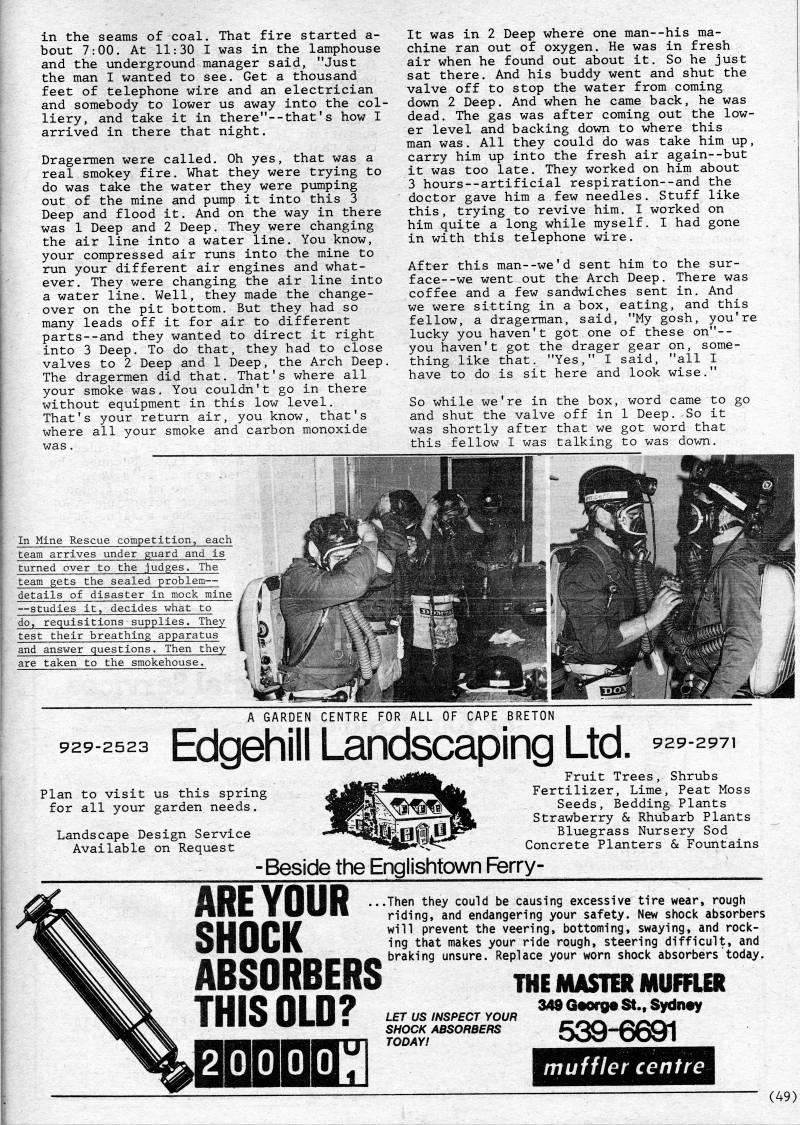 Page 49 - Serving on the Mine Rescue Team