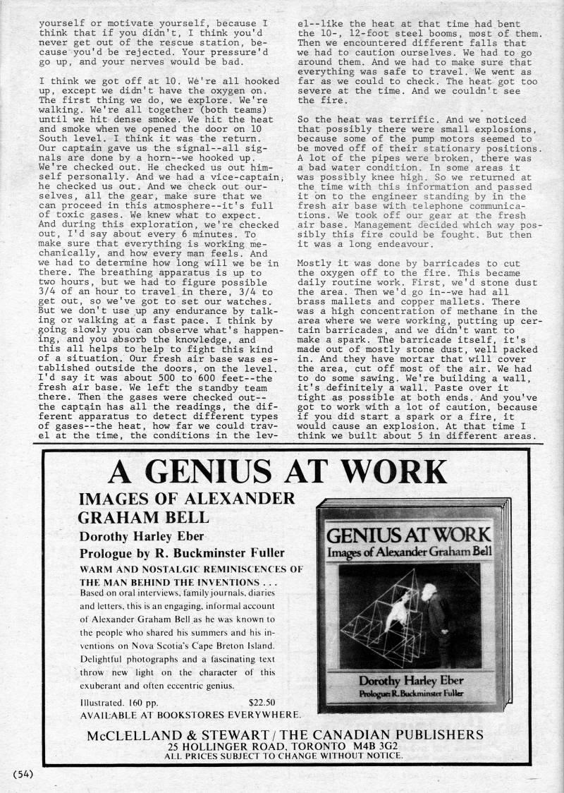 Page 54 - Serving on the Mine Rescue Team
