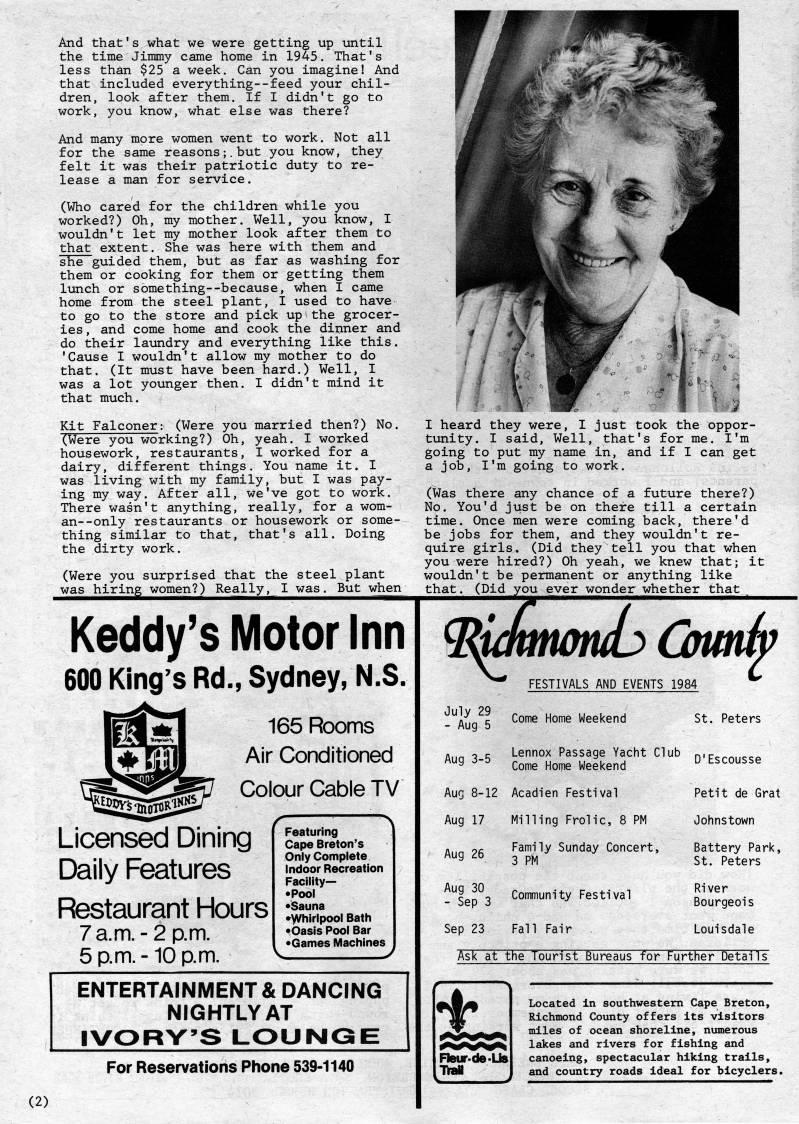Page 2 - Women in the Steel Plant, World War 2