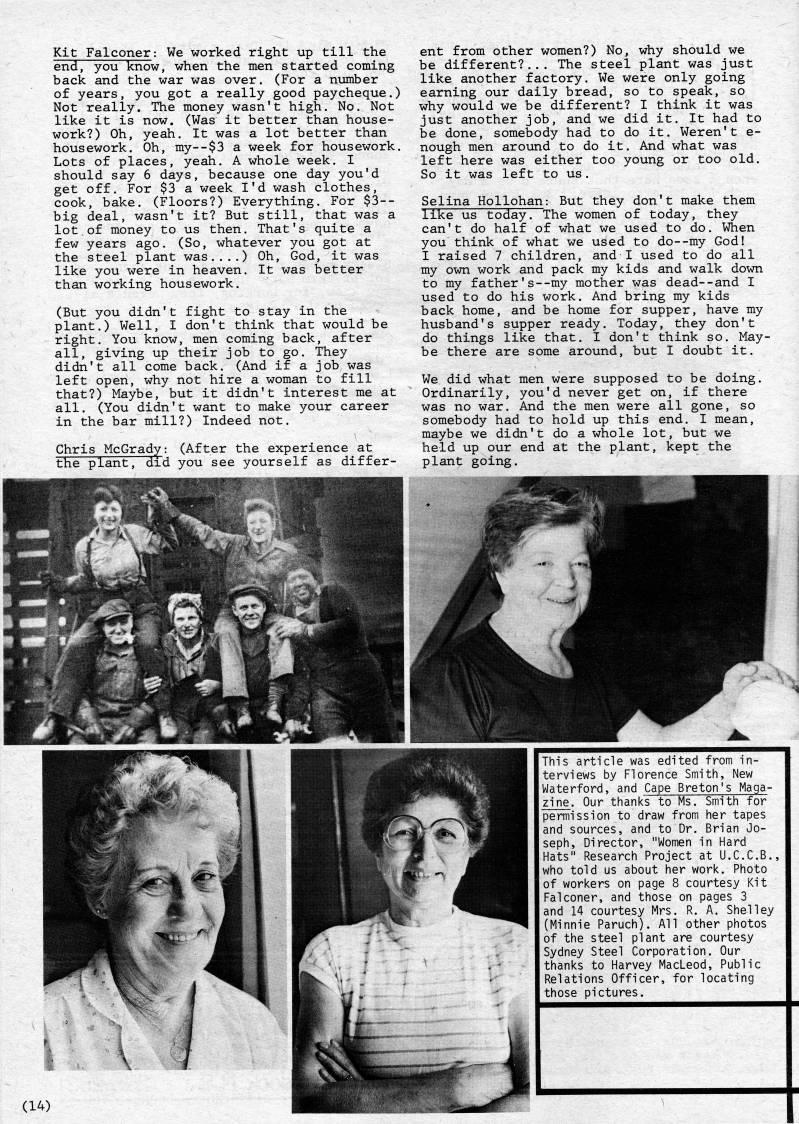 Page 14 - Women in the Steel Plant, World War 2