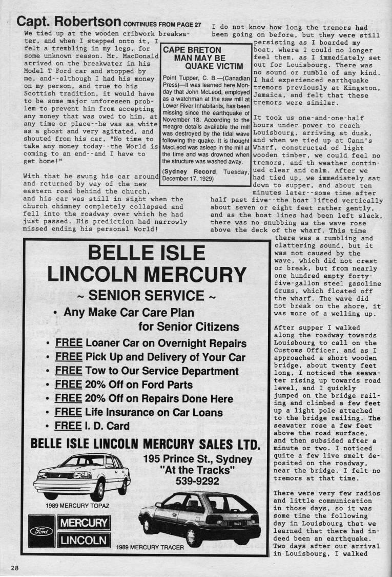 Page 28 - The 1929 Earthquake: Two Memories