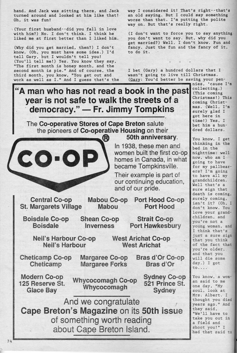 Page 74 - A Visit With Gertie Boutilier Turnbull