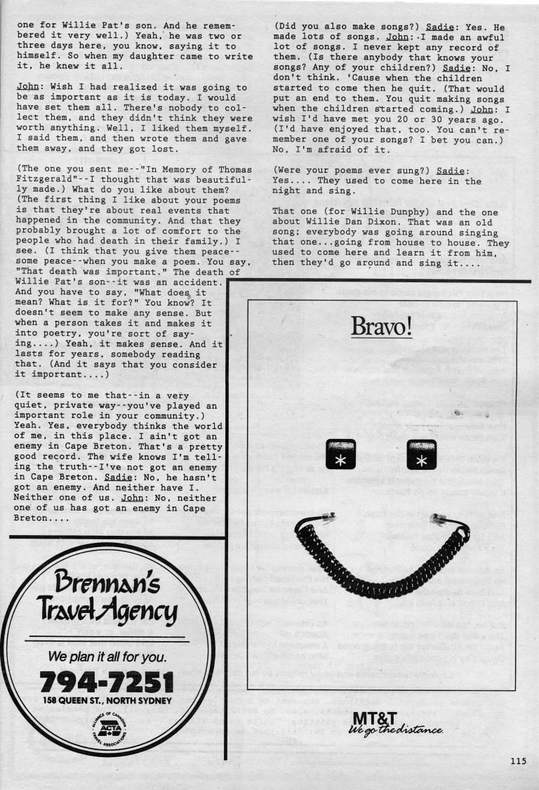 Page 115 - With John J. and Sadie Theriault