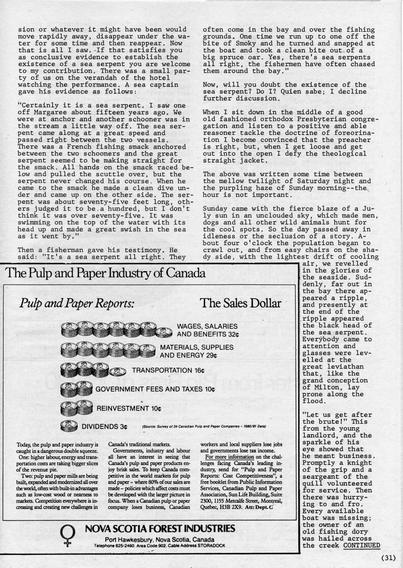 Page 31 - Local Sea Serpents: 3 Reports