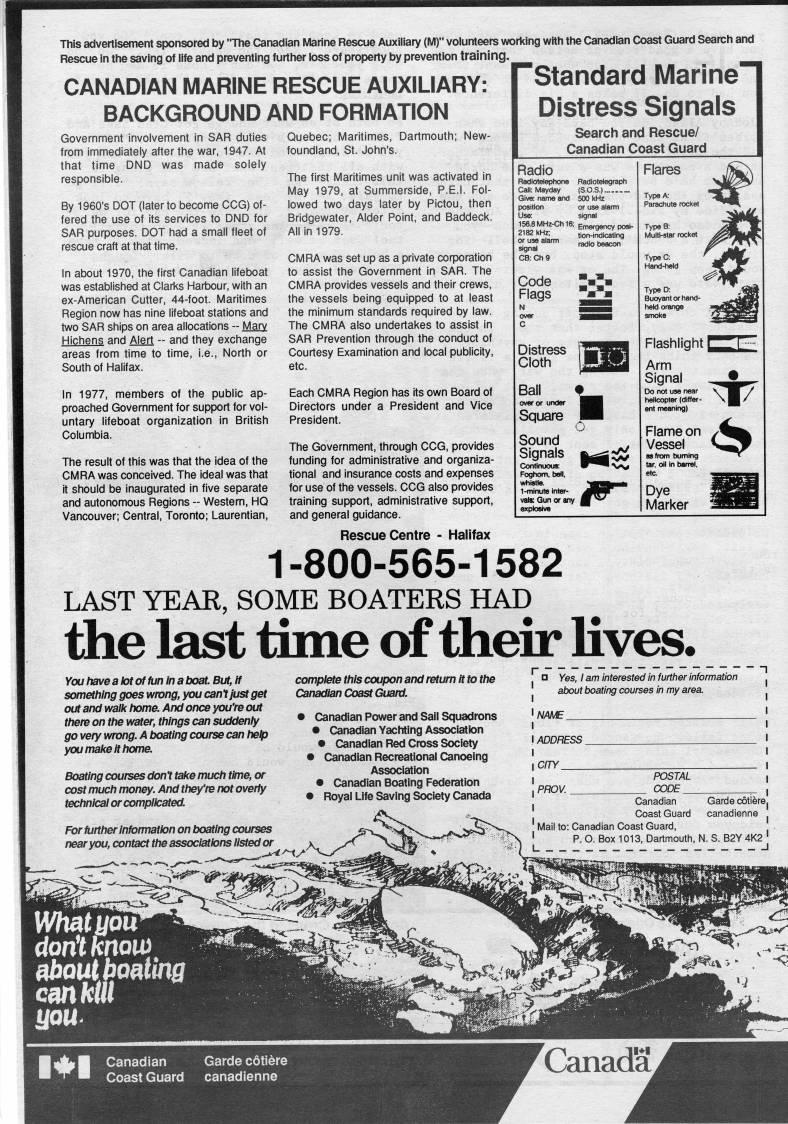 Page 14 - Advert: What you don't know about boating can kill you