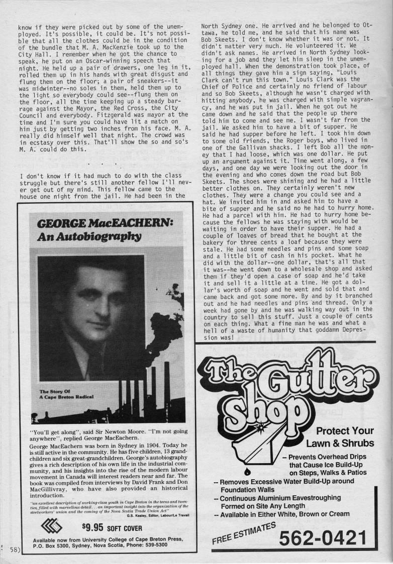 Page 58 - From George MacEachern's Autobiography