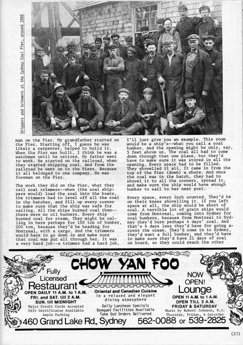 Page 27 - Working on the Sydney Coal Piers