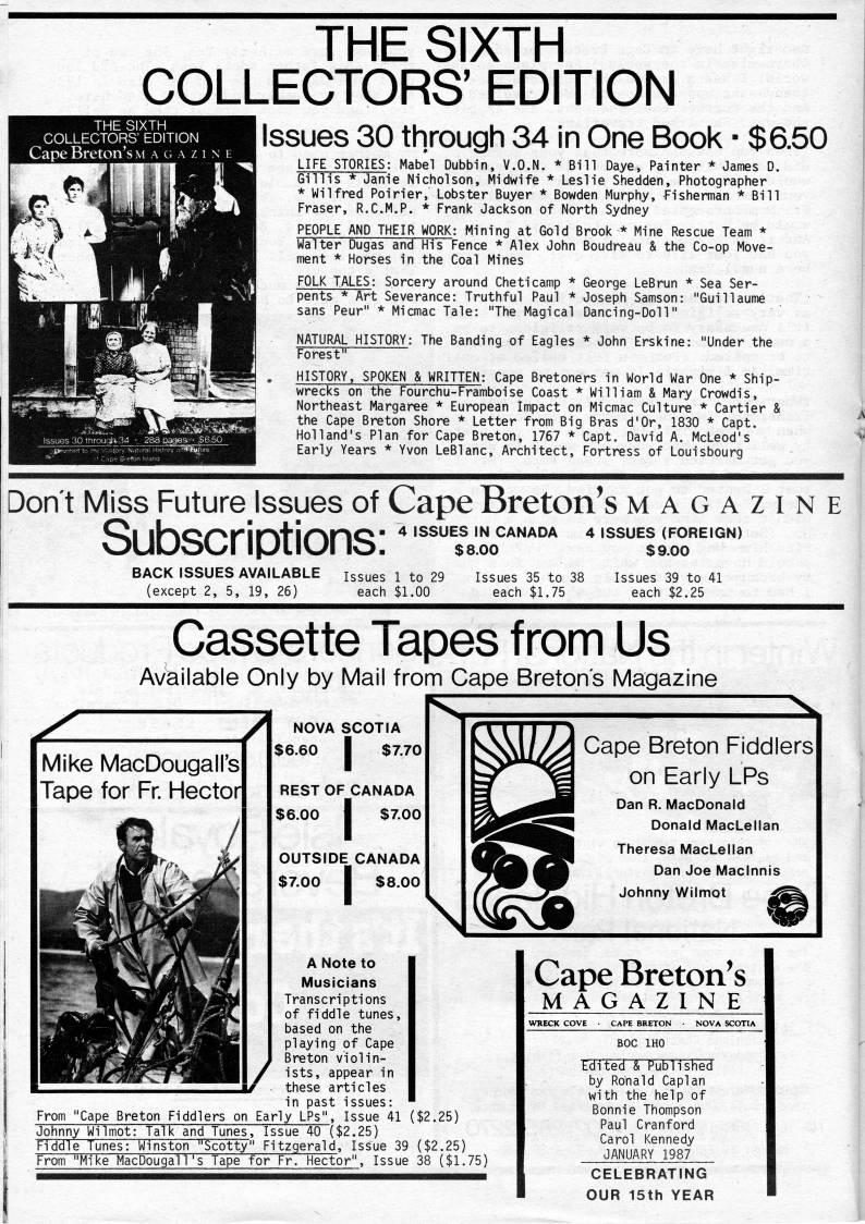 Page 52 - Advert: Cape Breton's Magazine