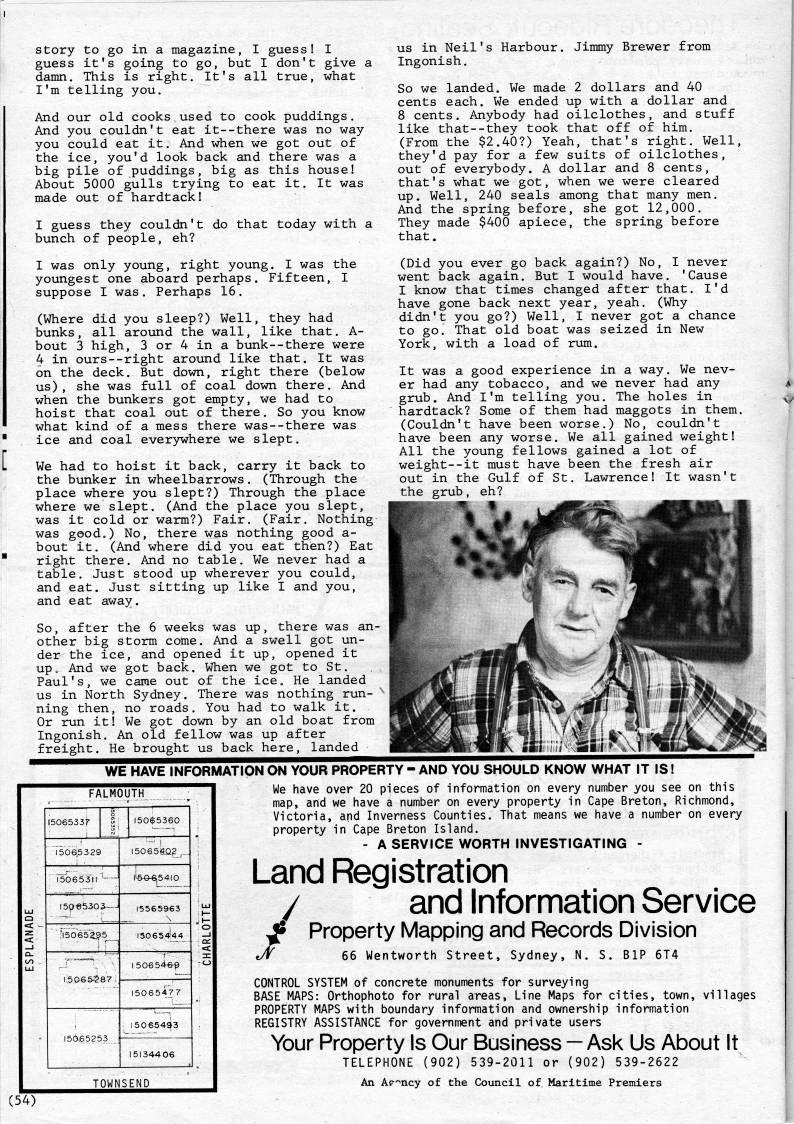 Page 54 - Theodore Rideout: "I Went Sealing"