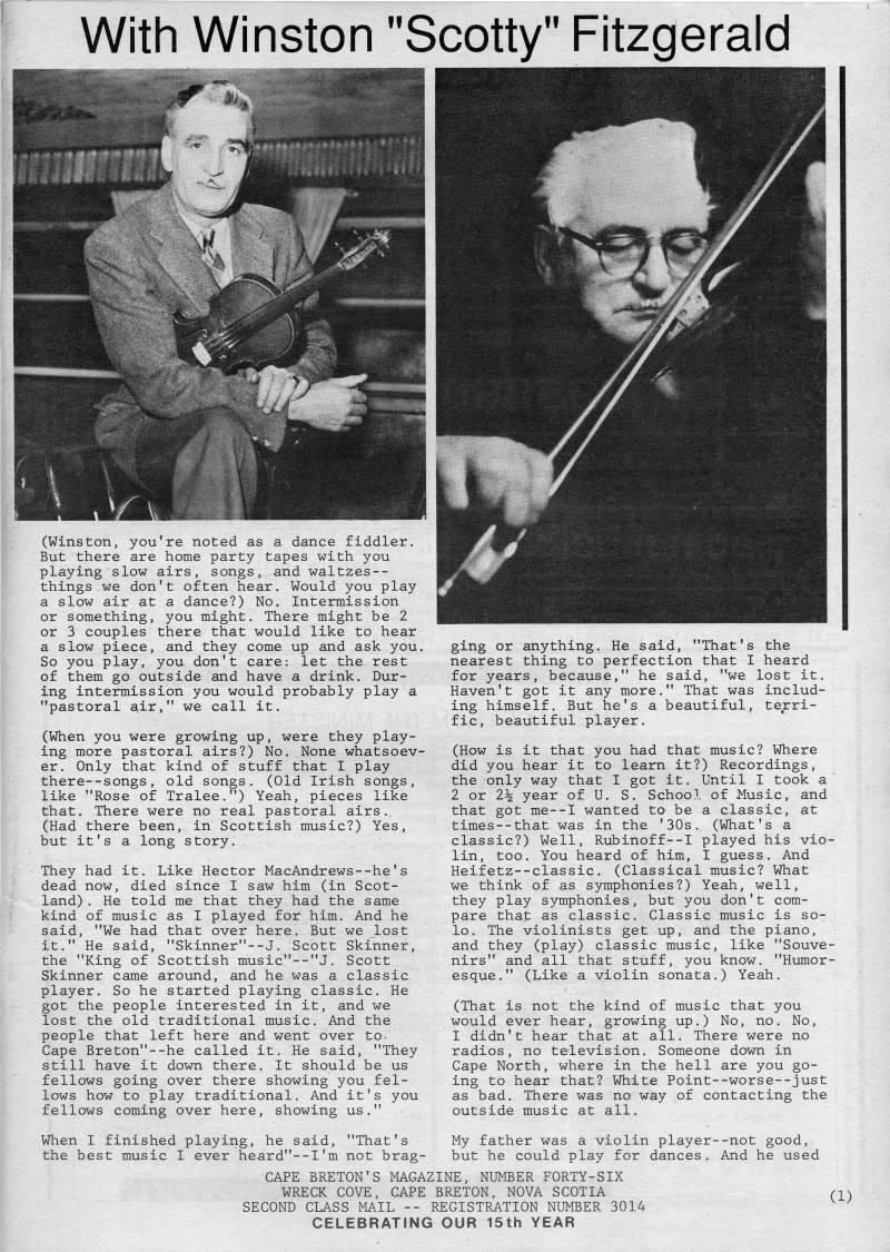 Page 1 - With Winston "Scotty" Fitzgerald