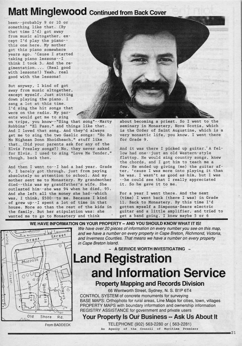 Page 21 - From Talks with Matt Minglewood