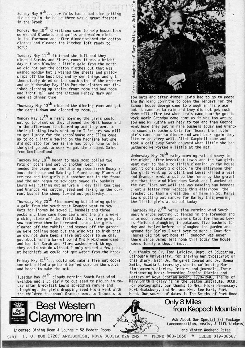 Page 53 - Diary: Mary Smith of Smithville, 1890-92