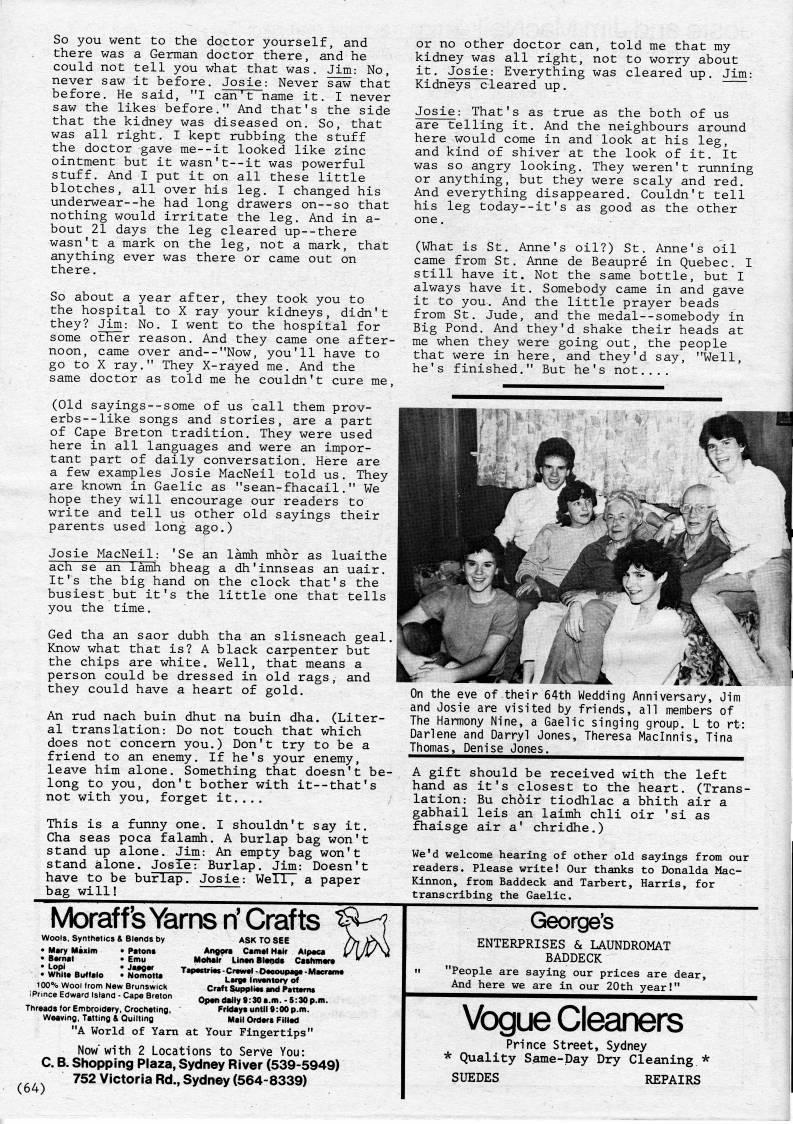 Page 63 - With Josie and Jim MacNeil, Big Pond