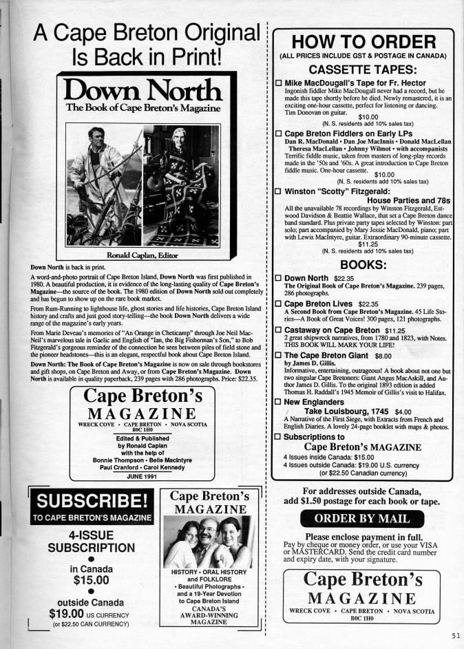 Page 51 - Advert: Cape Breton's Magazine
