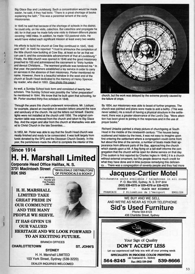 Page 53 - William Y. Porter & South Head Church