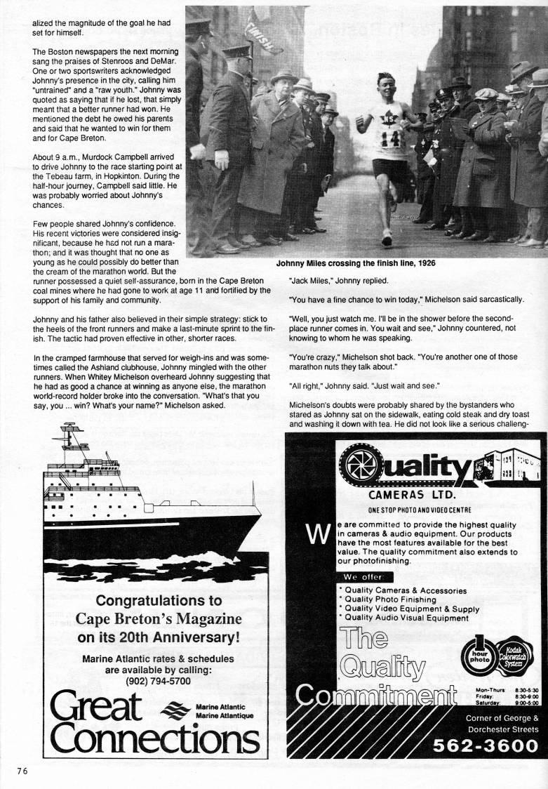 Page 76 - Johnny Miles Wins the Boston Marathon