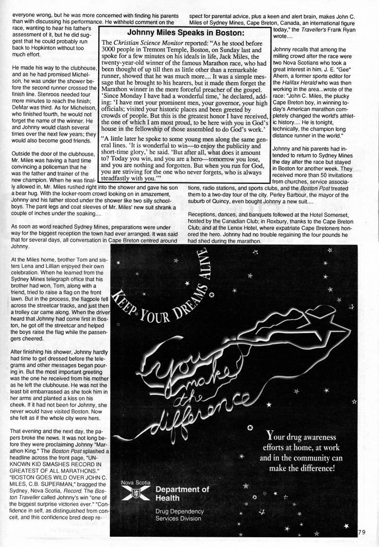 Page 79 - Johnny Miles Wins the Boston Marathon
