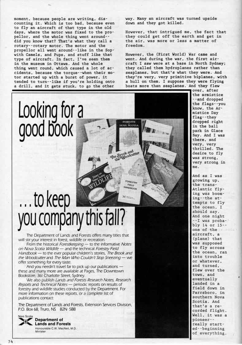 Page 74 - Bill MacRitchie and Early Flight