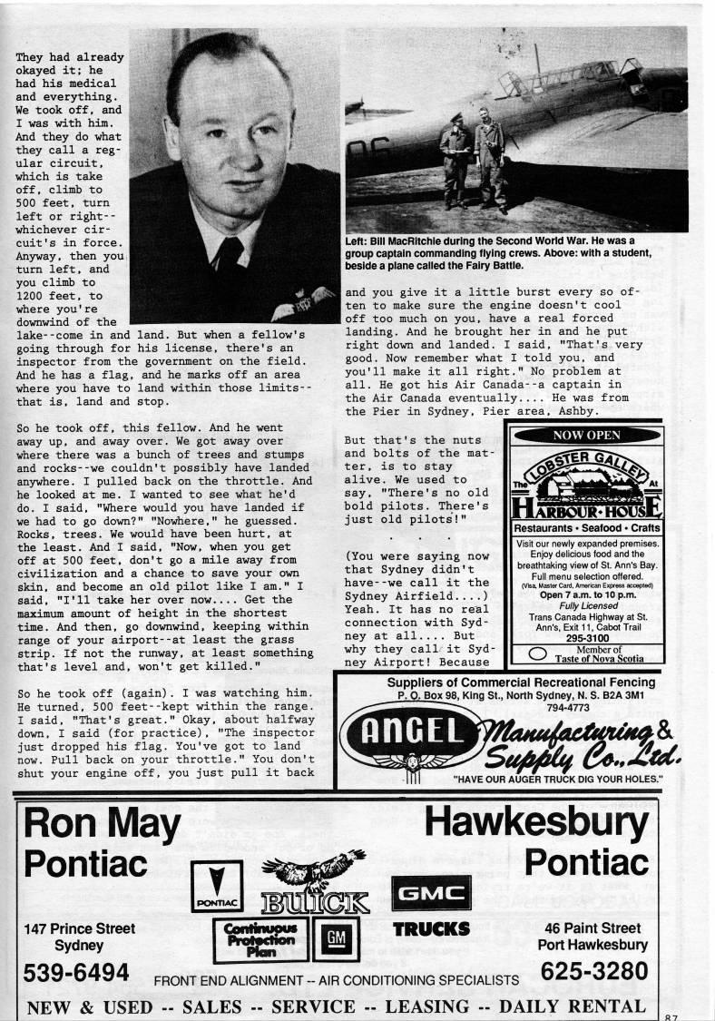 Page 87 - Bill MacRitchie and Early Flight