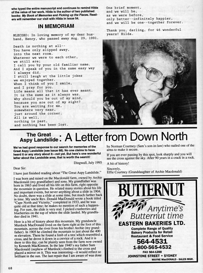Page 68 - The Great Aspy Landslide: A Letter from Down North