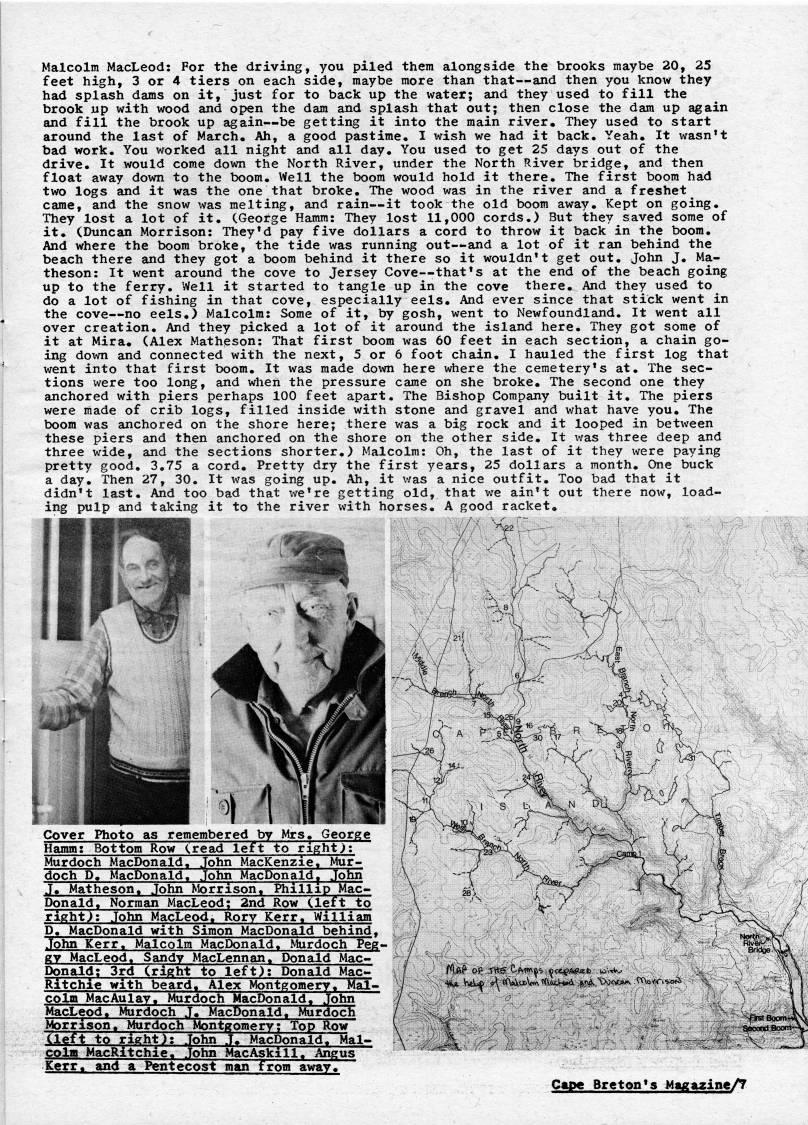 Page 7 - In the North River Lumber Woods