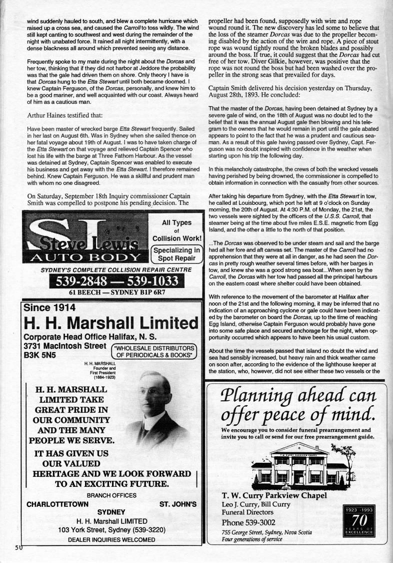 Page 50 - Wreck of the Dochas & the Etta Stewart