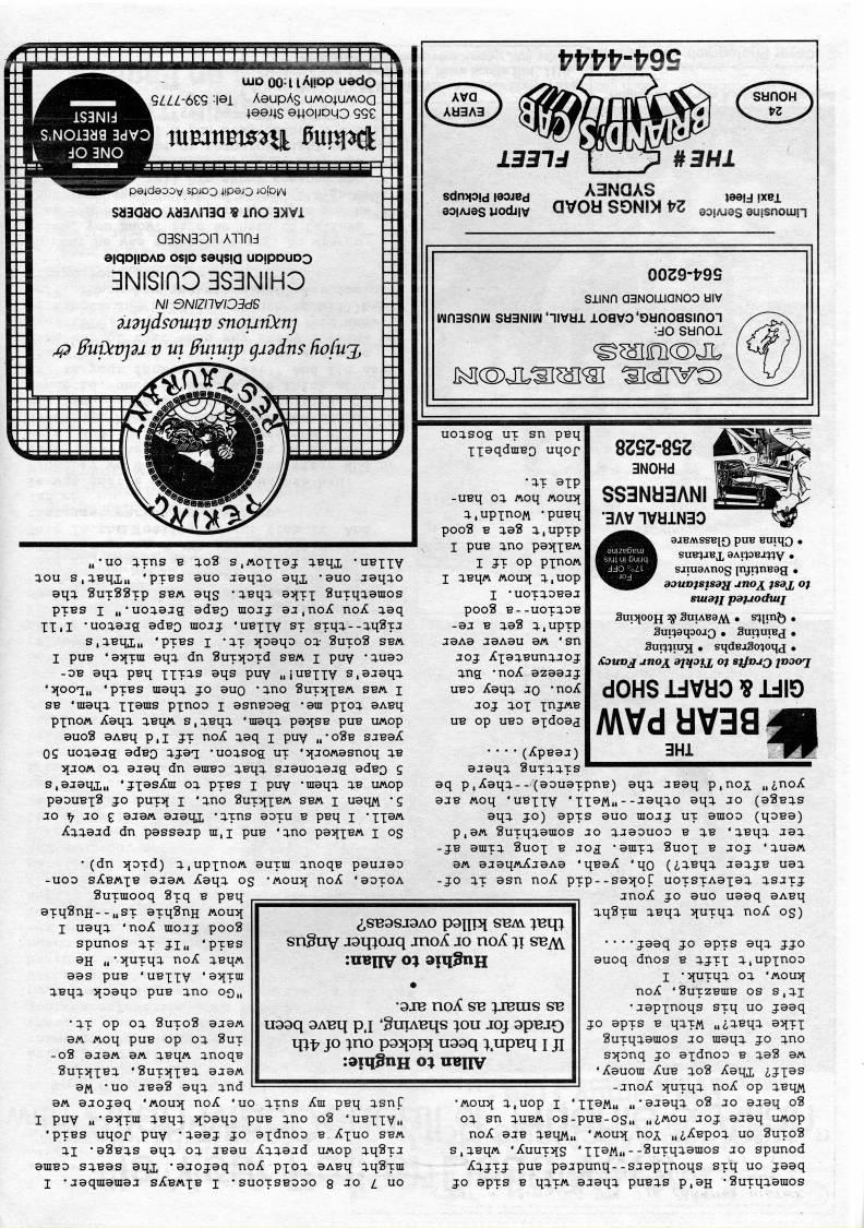 Page 2 - "Is Your Father Dead Yet"? with Allan MacDougall of "Hughie & Allan"