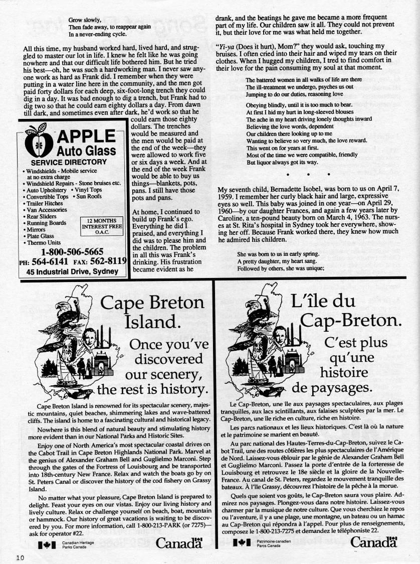 Page 10 - A Selection from Song of Rita Joe, Autobiography of a Mi'Kmaq Poet