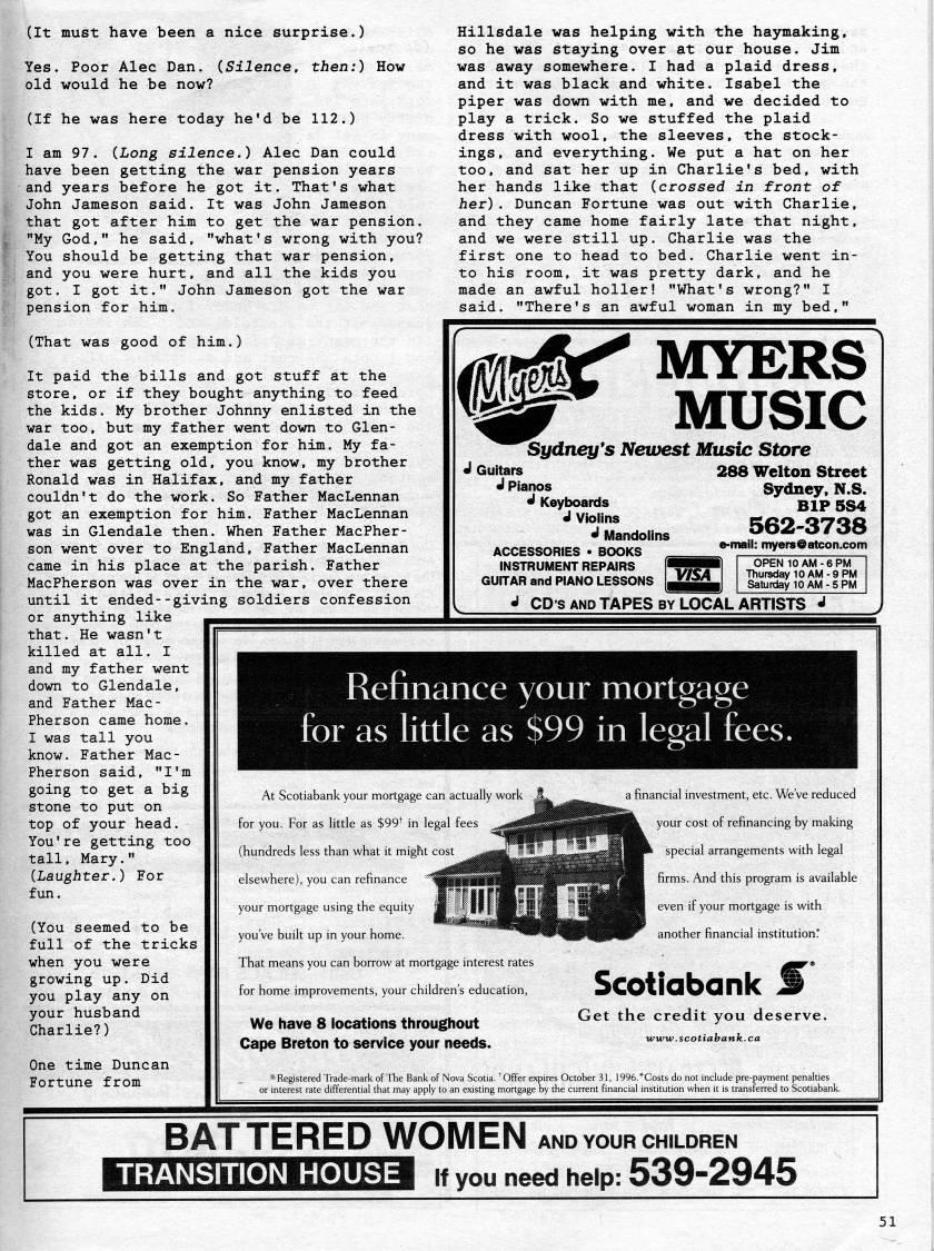 Page 51 - Mary Ann (MacLellan) MacEachern