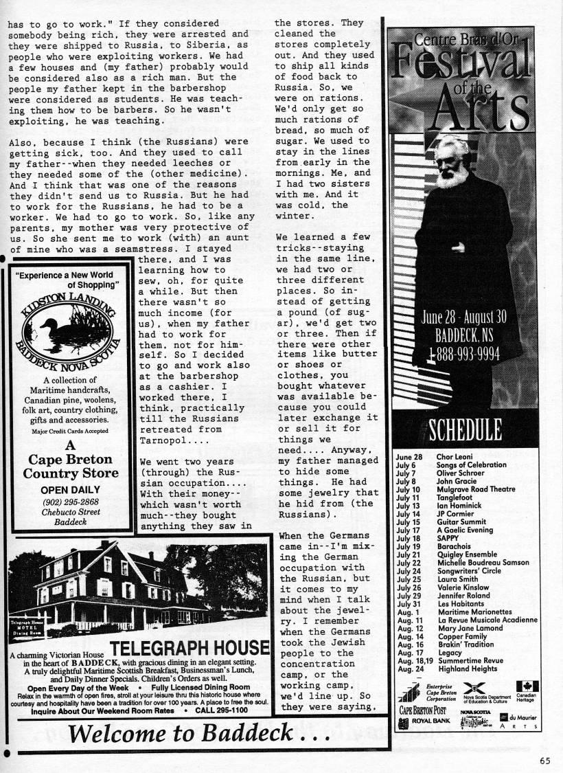 Page 41 - Leo Aucoin, Acadian Traditional Singer