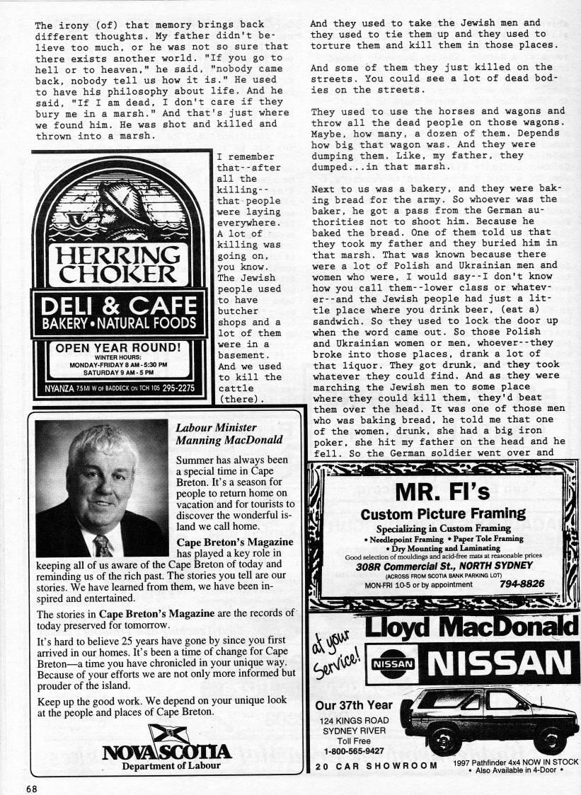 Page 44 - Leo Aucoin, Acadian Traditional Singer