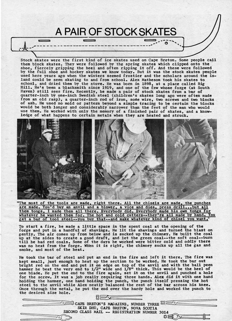 Page 1 - A Pair of Stock Skates