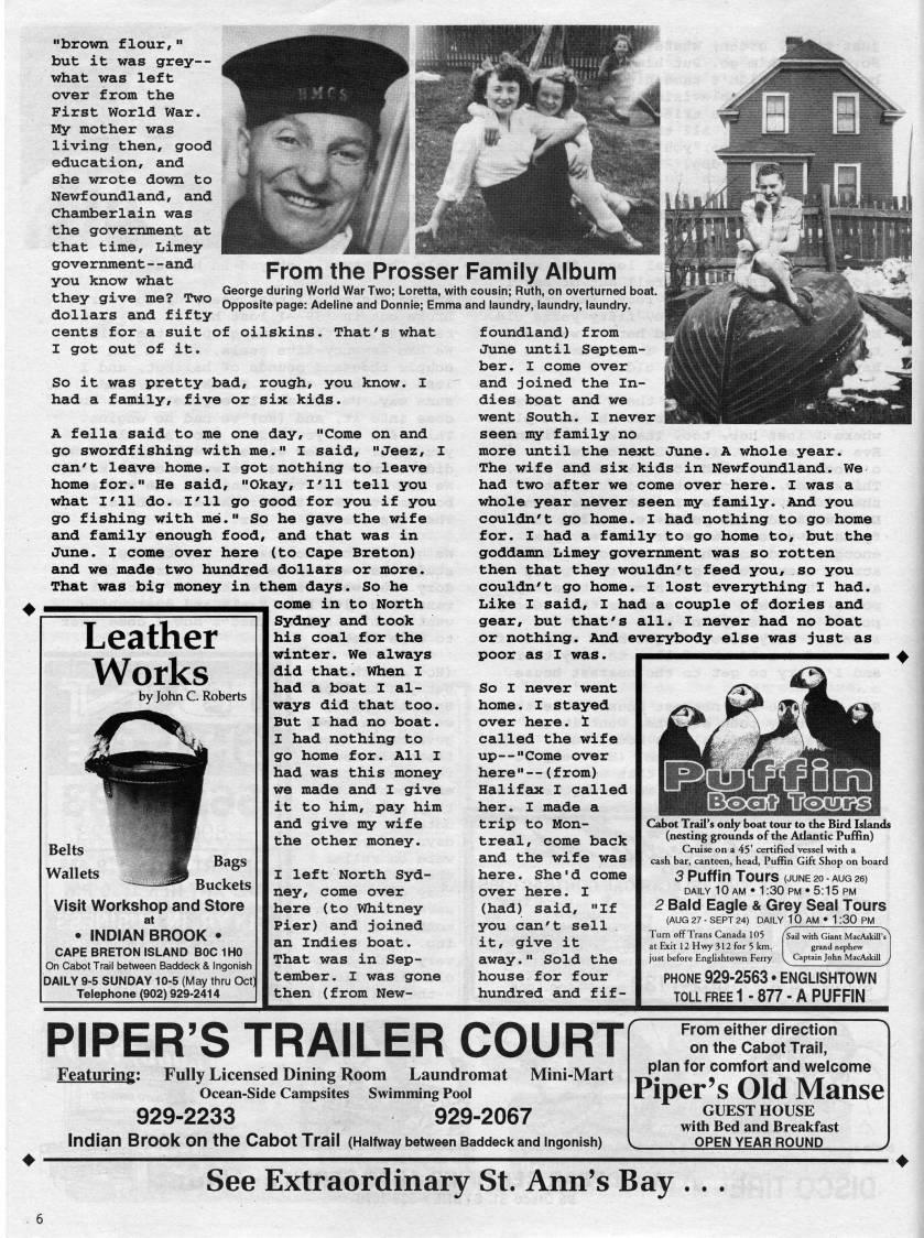 Page 6 - With George Prosser of Whitney Pier