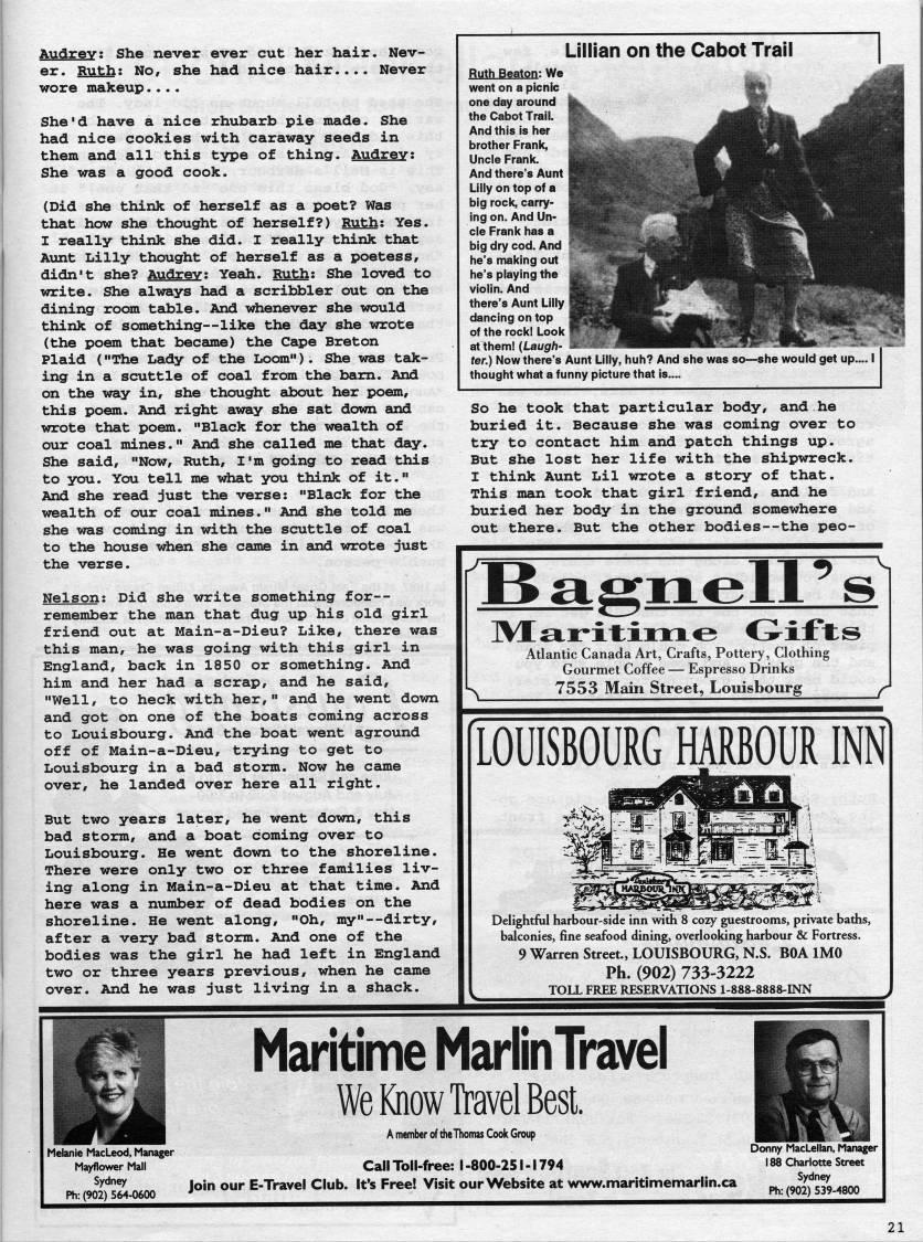 Page 21 - Memories of Lillian Crewe Walsh