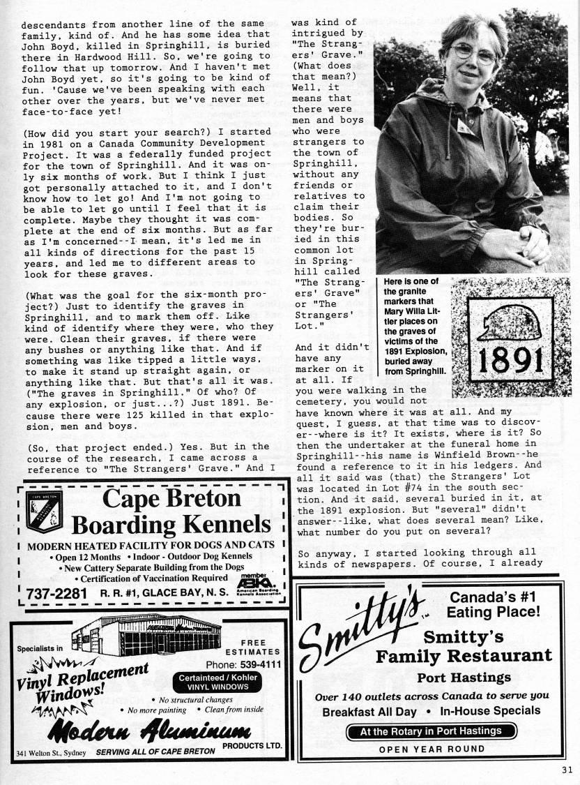 Page 31 - Mary Willa Littler and "The Strangers' Grave"