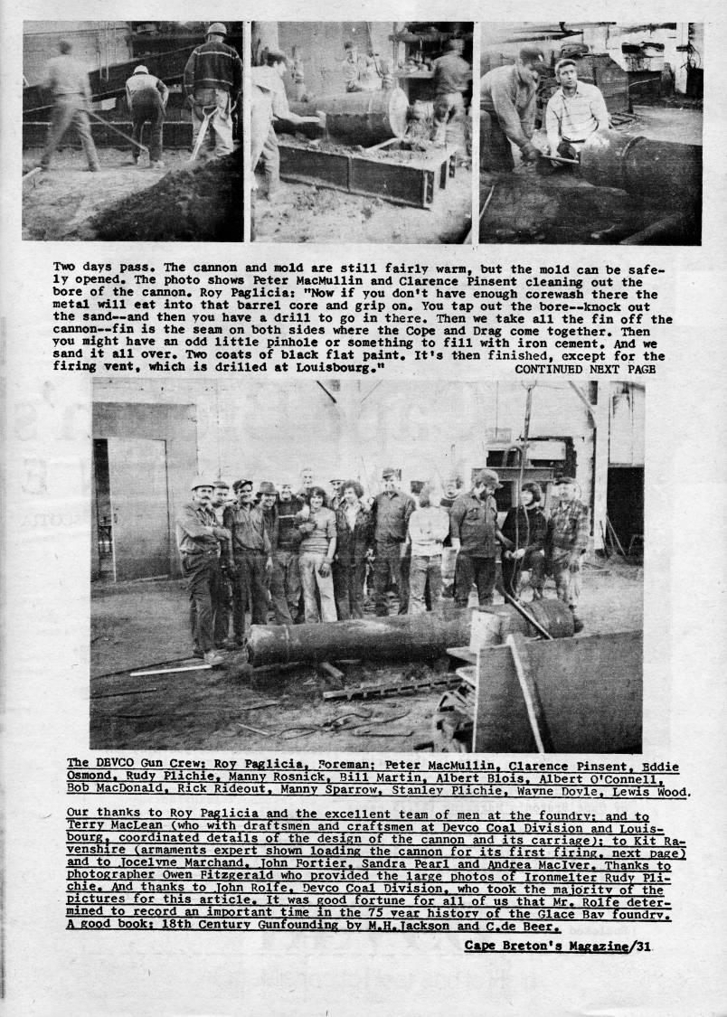 Page 31 - Glace Bay Makes a Cannon for Louisbourg