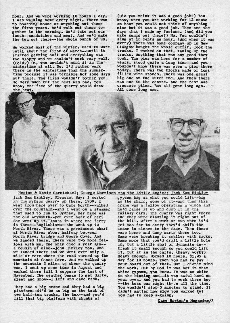 Page 3 - The Plaster Quarry at St. Ann's